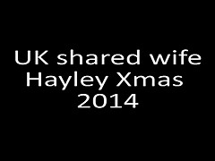 UK shared wife Hayley Xmas 2014